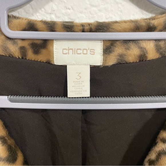 Chico's Leopard Print Jacket - Picture 6 of 11